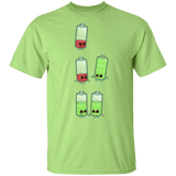T-Shirts Mint Green / YXS Low Battery Youth T-Shirt