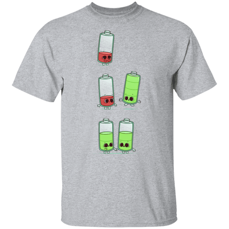 T-Shirts Sport Grey / YXS Low Battery Youth T-Shirt