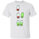 T-Shirts White / YXS Low Battery Youth T-Shirt