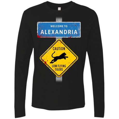 T-Shirts Black / Small Low Flying Tigers Men's Premium Long Sleeve