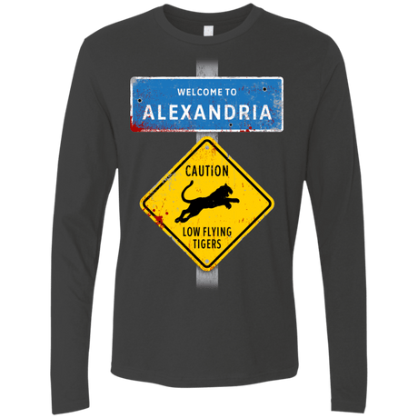 T-Shirts Heavy Metal / Small Low Flying Tigers Men's Premium Long Sleeve