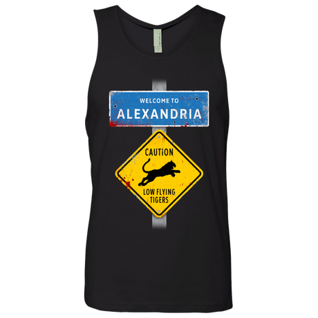 T-Shirts Black / Small Low Flying Tigers Men's Premium Tank Top