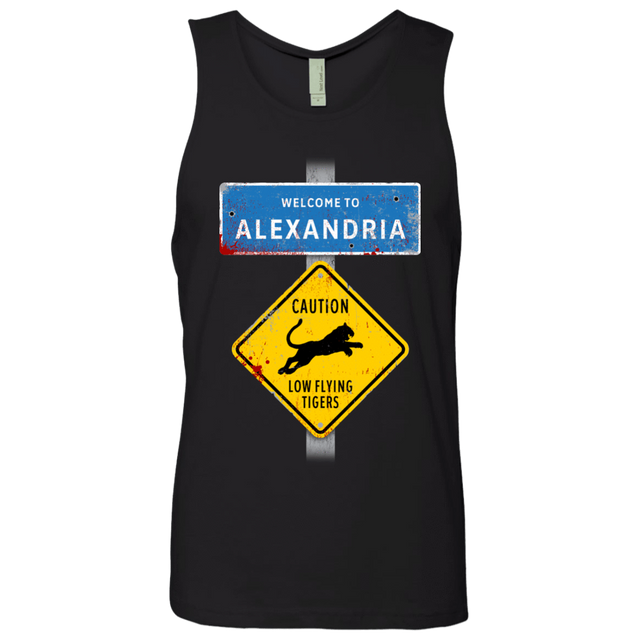 T-Shirts Black / Small Low Flying Tigers Men's Premium Tank Top