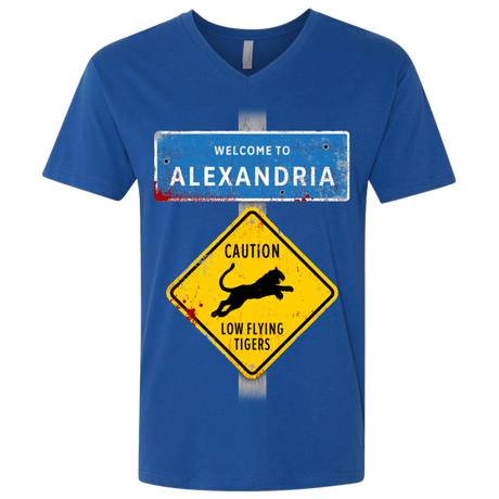 T-Shirts Royal / X-Small Low Flying Tigers Men's Premium V-Neck