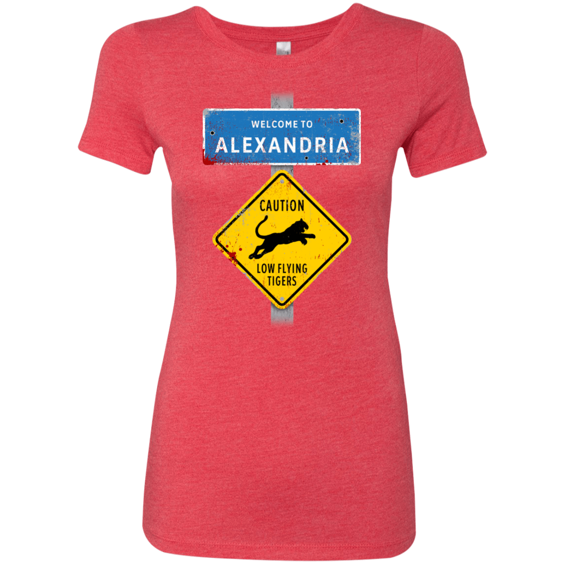 T-Shirts Vintage Red / Small Low Flying Tigers Women's Triblend T-Shirt
