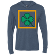 T-Shirts Indigo / X-Small Low Resolution Irish Triblend Long Sleeve Hoodie Tee