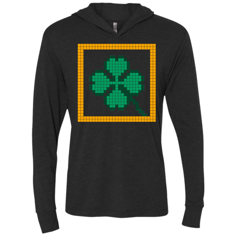 T-Shirts Vintage Black / X-Small Low Resolution Irish Triblend Long Sleeve Hoodie Tee