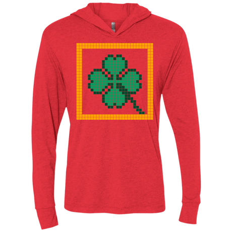 T-Shirts Vintage Red / X-Small Low Resolution Irish Triblend Long Sleeve Hoodie Tee