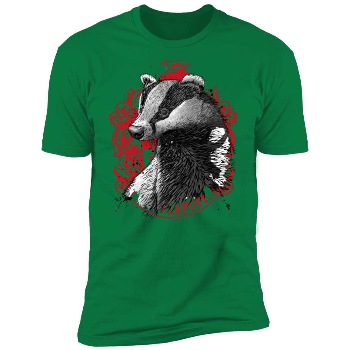 T-Shirts Kelly Green / S Loyalty and Fairness sumi-e Men's Premium T-Shirt