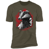 T-Shirts Military Green / S Loyalty and Fairness sumi-e Men's Premium T-Shirt