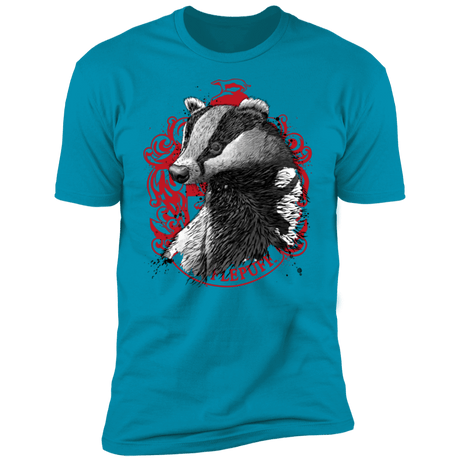 T-Shirts Turquoise / S Loyalty and Fairness sumi-e Men's Premium T-Shirt