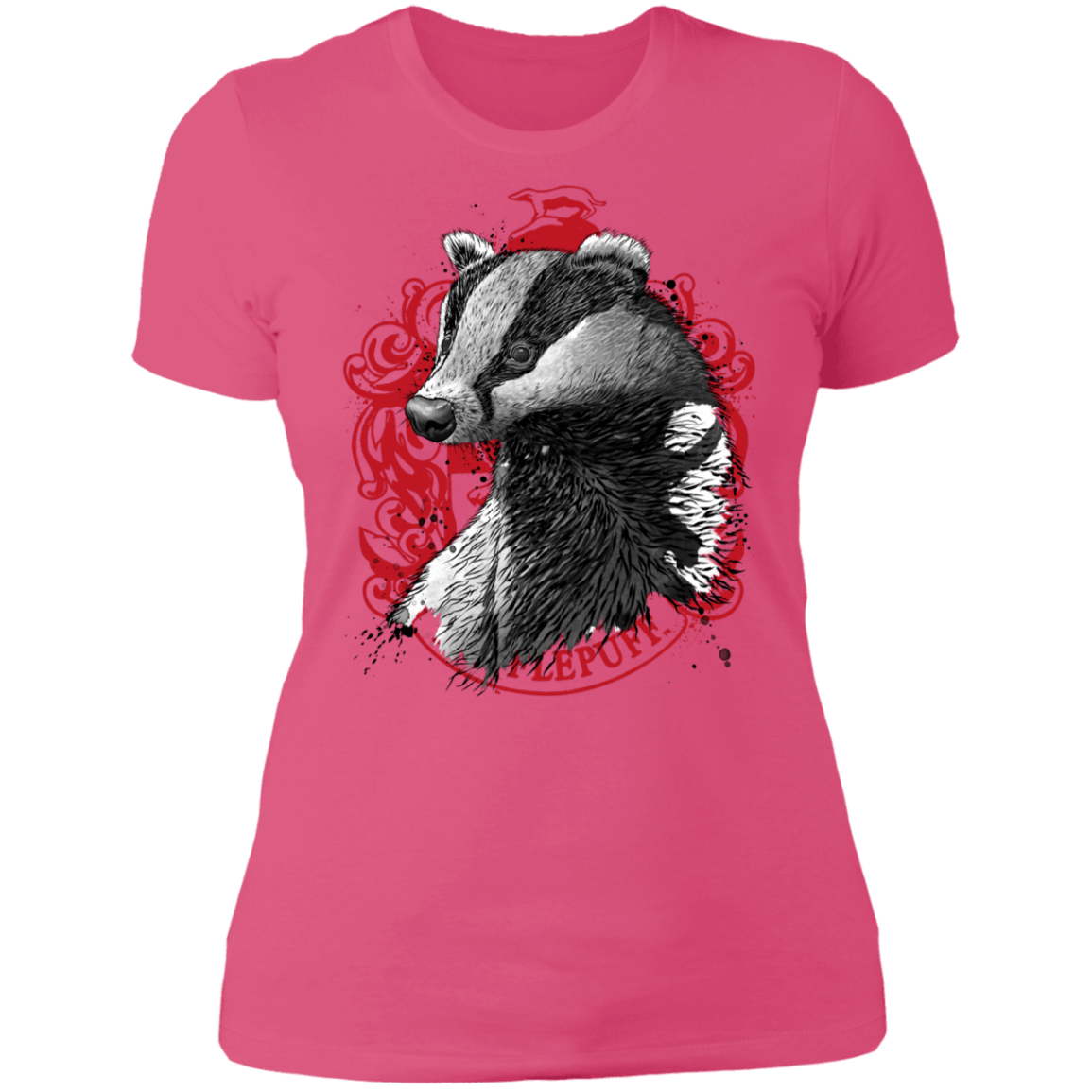 T-Shirts Hot Pink / S Loyalty and Fairness sumi-e Women's Premium T-Shirt