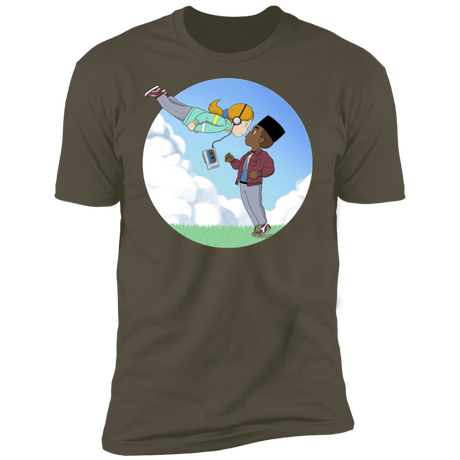 T-Shirts Military Green / S Lucas and Max Men's Premium T-Shirt