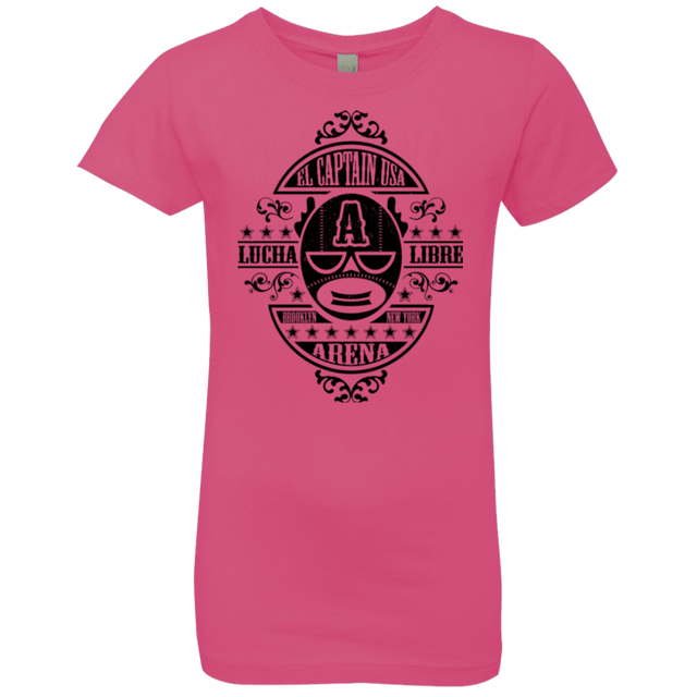 T-Shirts Hot Pink / YXS Lucha Captain Girls Premium T-Shirt