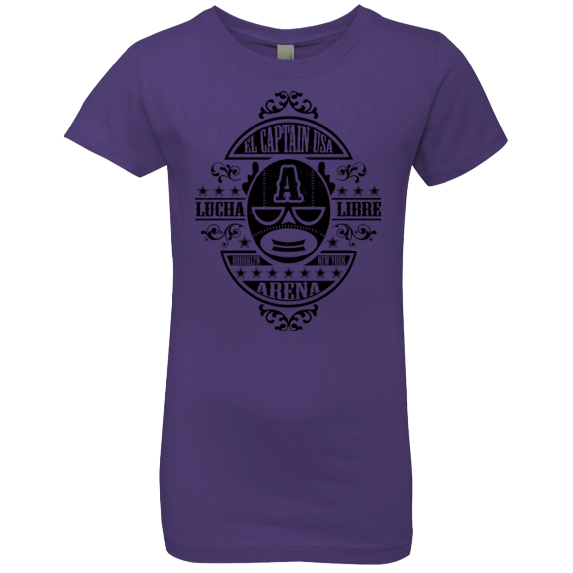 T-Shirts Purple Rush / YXS Lucha Captain Girls Premium T-Shirt