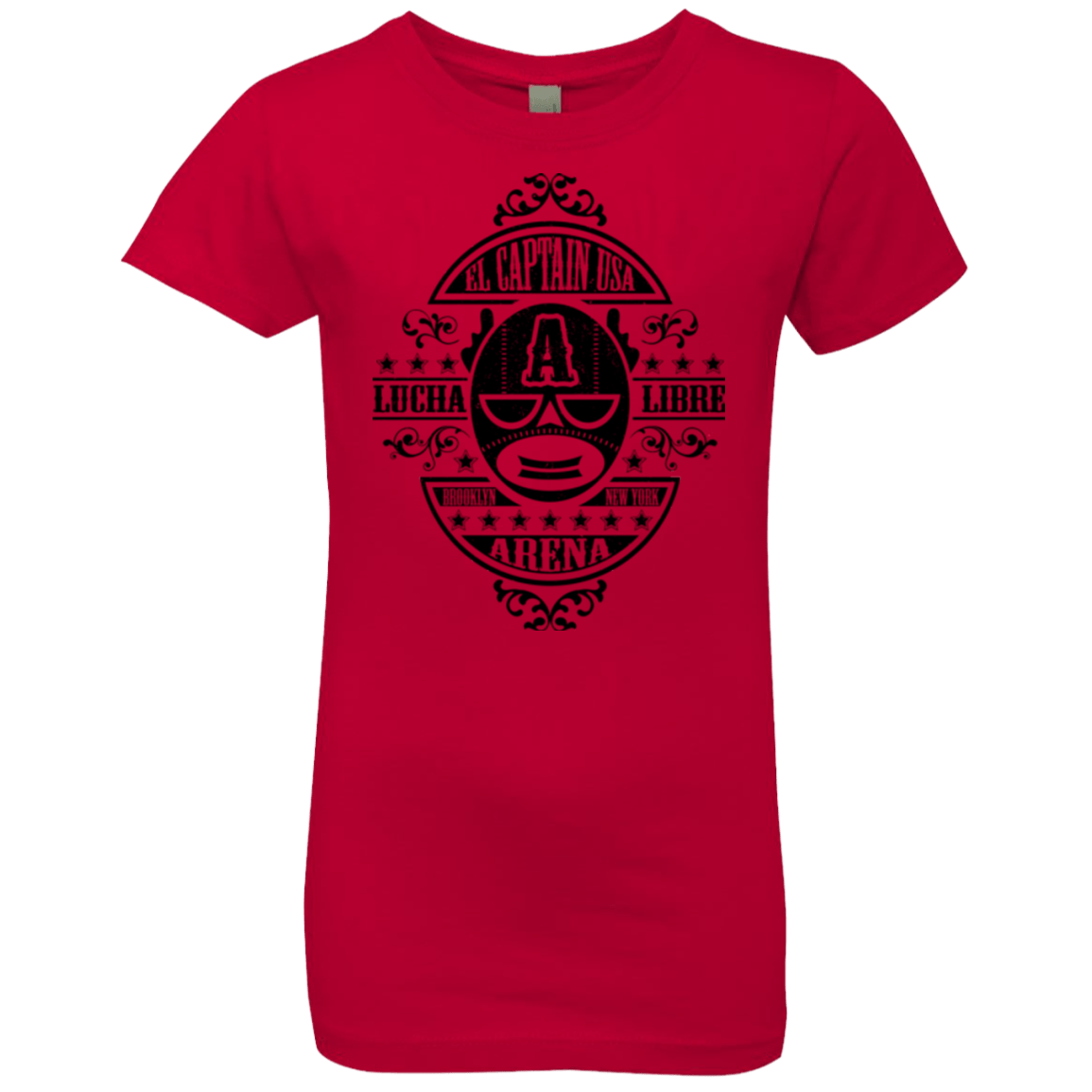 T-Shirts Red / YXS Lucha Captain Girls Premium T-Shirt