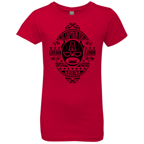 T-Shirts Red / YXS Lucha Captain Girls Premium T-Shirt