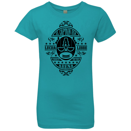 T-Shirts Tahiti Blue / YXS Lucha Captain Girls Premium T-Shirt