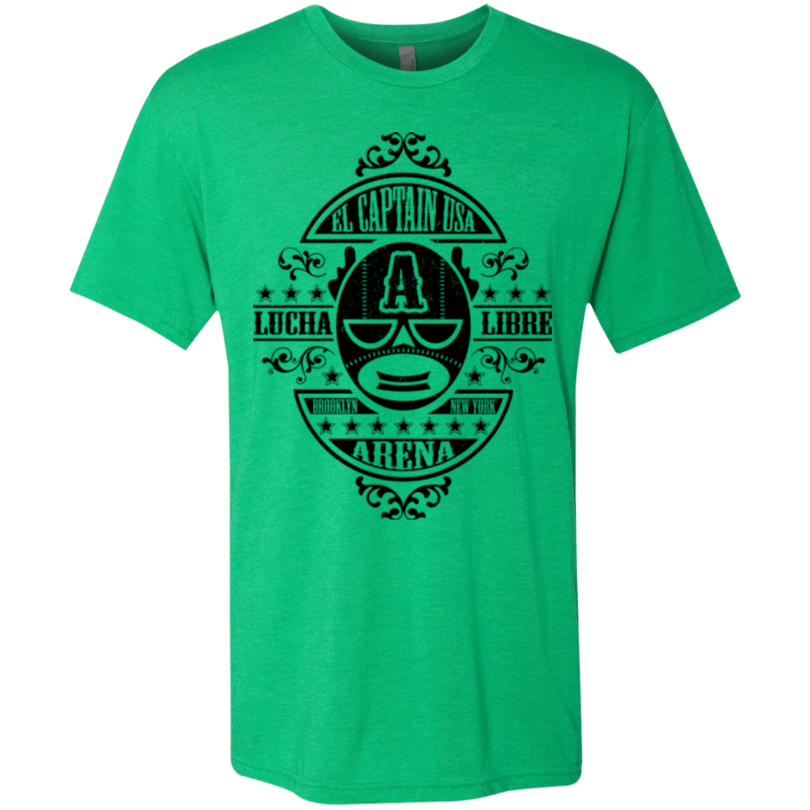 T-Shirts Envy / Small Lucha Captain Men's Triblend T-Shirt