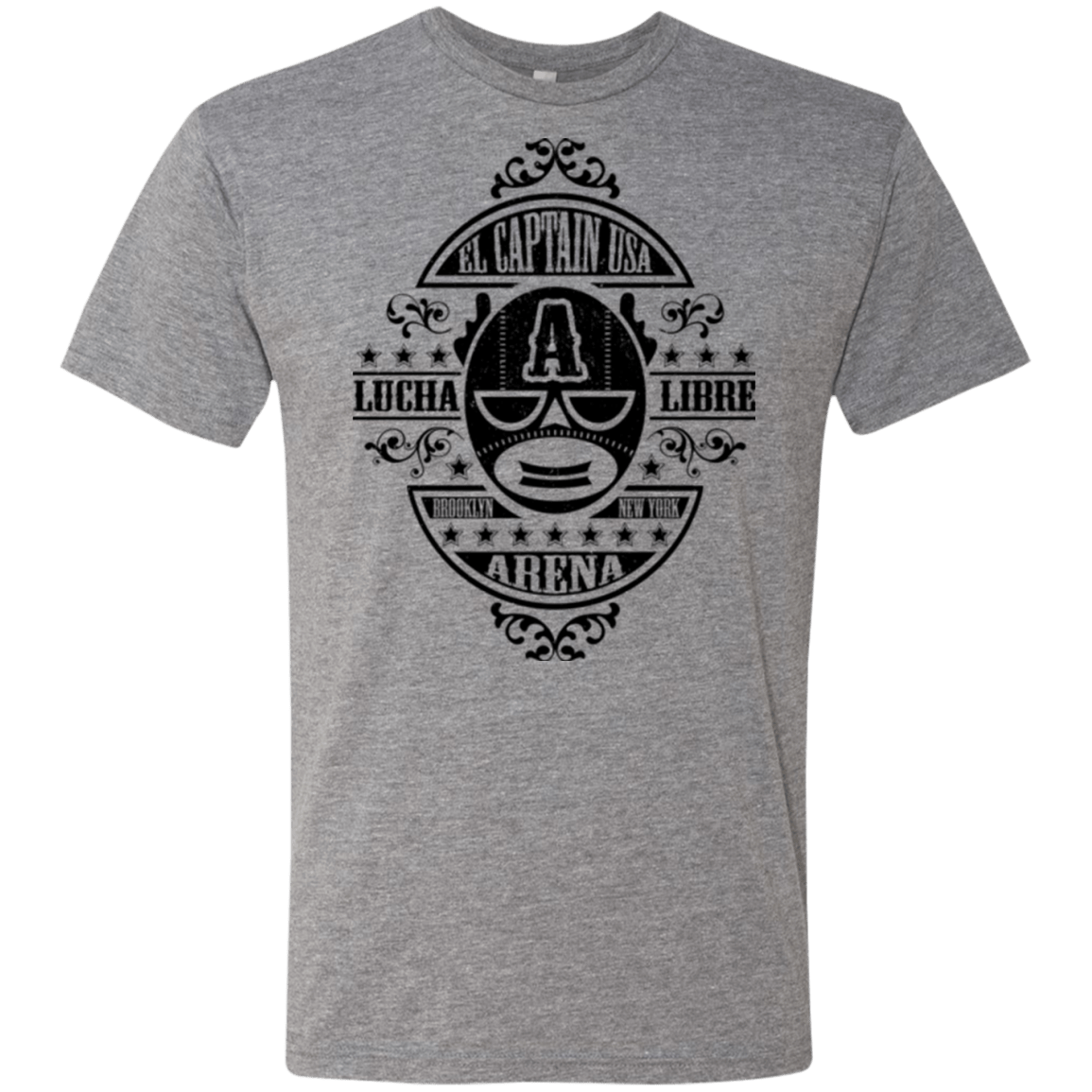 T-Shirts Premium Heather / Small Lucha Captain Men's Triblend T-Shirt