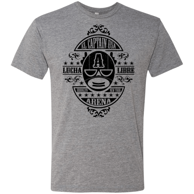 T-Shirts Premium Heather / Small Lucha Captain Men's Triblend T-Shirt
