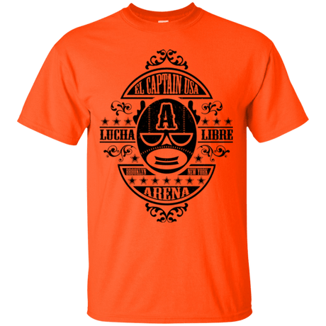 T-Shirts Orange / Small Lucha Captain T-Shirt