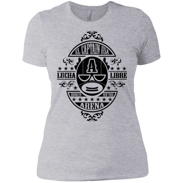 T-Shirts Heather Grey / X-Small Lucha Captain Women's Premium T-Shirt
