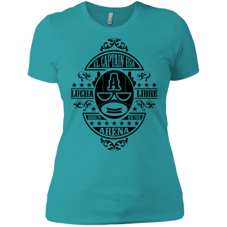 T-Shirts Tahiti Blue / X-Small Lucha Captain Women's Premium T-Shirt
