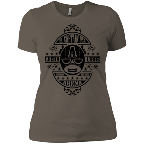 T-Shirts Warm Grey / X-Small Lucha Captain Women's Premium T-Shirt