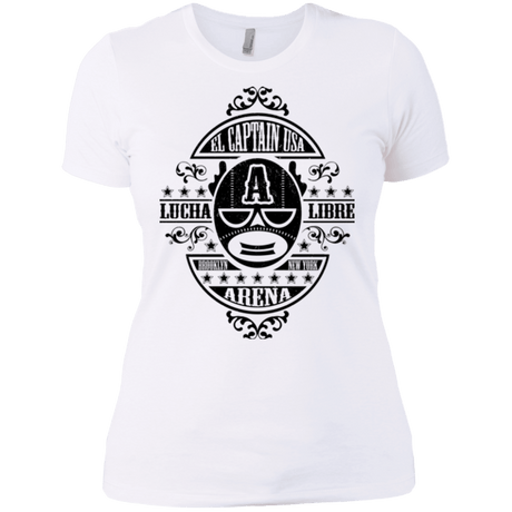 T-Shirts White / X-Small Lucha Captain Women's Premium T-Shirt