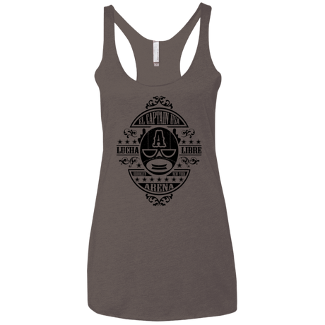 T-Shirts Macchiato / X-Small Lucha Captain Women's Triblend Racerback Tank