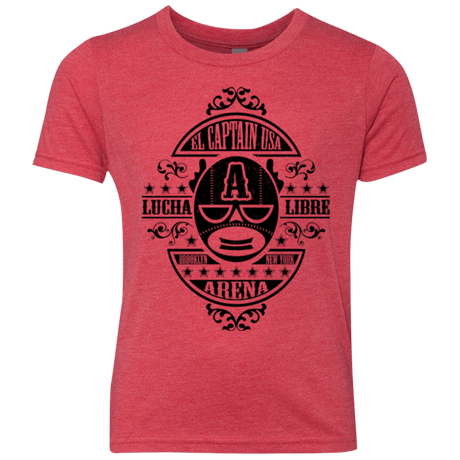 T-Shirts Vintage Red / YXS Lucha Captain Youth Triblend T-Shirt