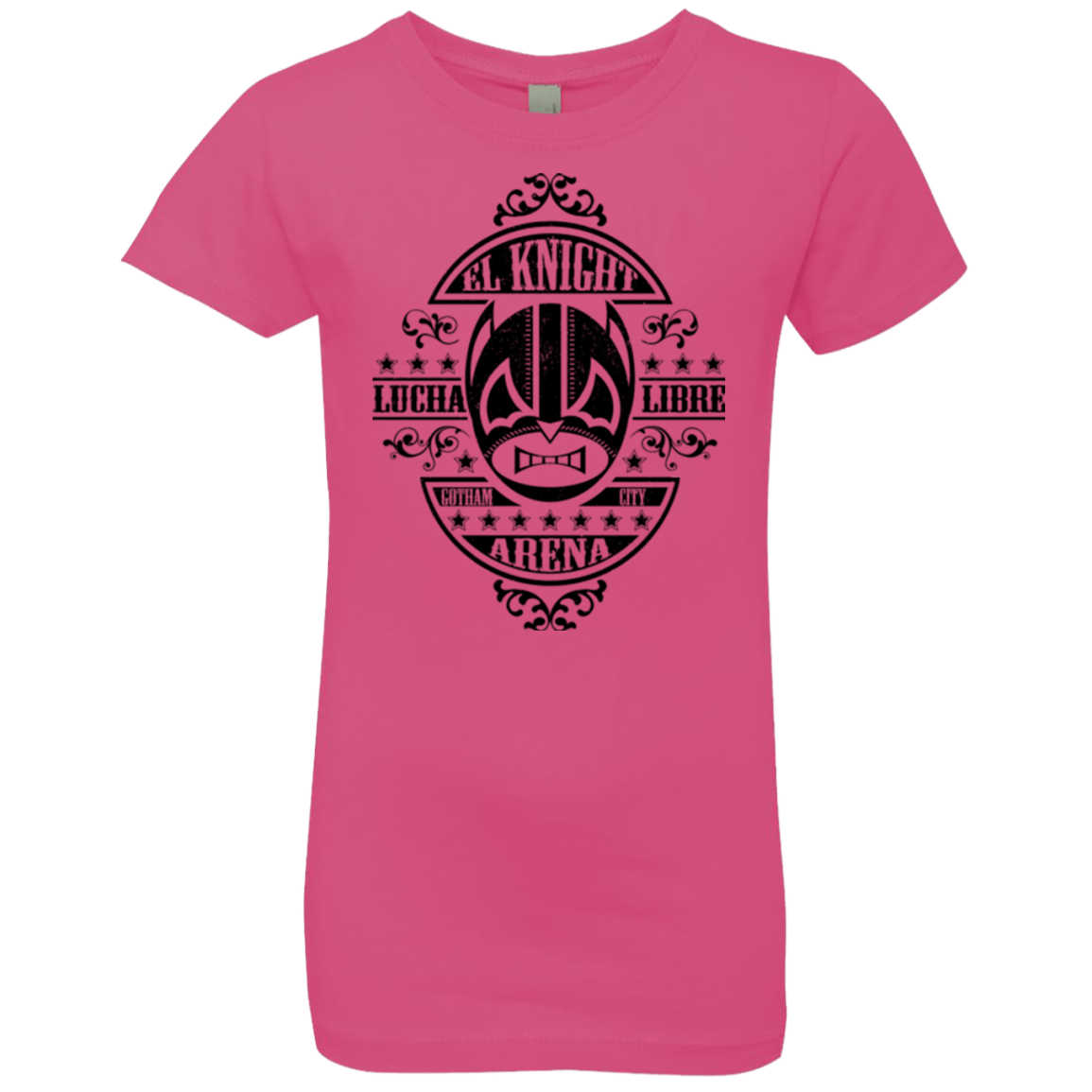 T-Shirts Hot Pink / YXS Lucha Knight Girls Premium T-Shirt