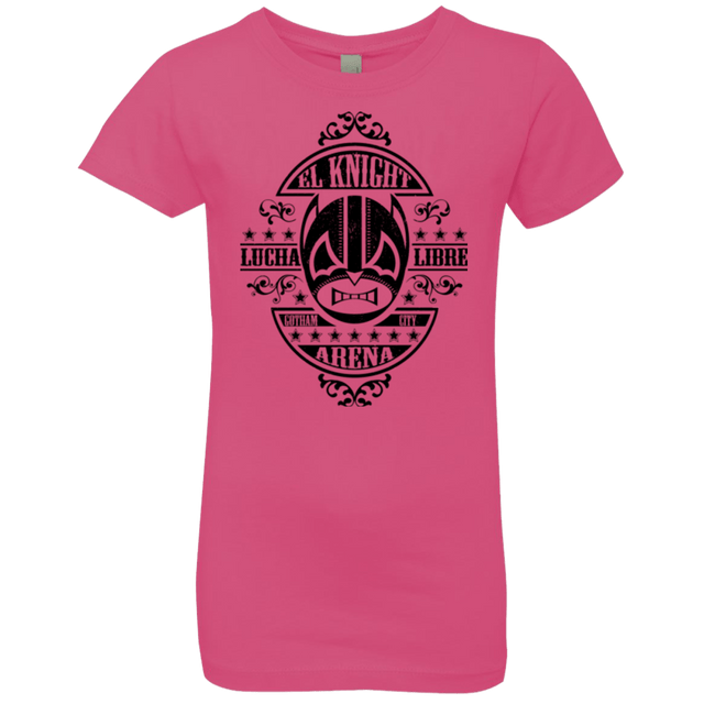 T-Shirts Hot Pink / YXS Lucha Knight Girls Premium T-Shirt