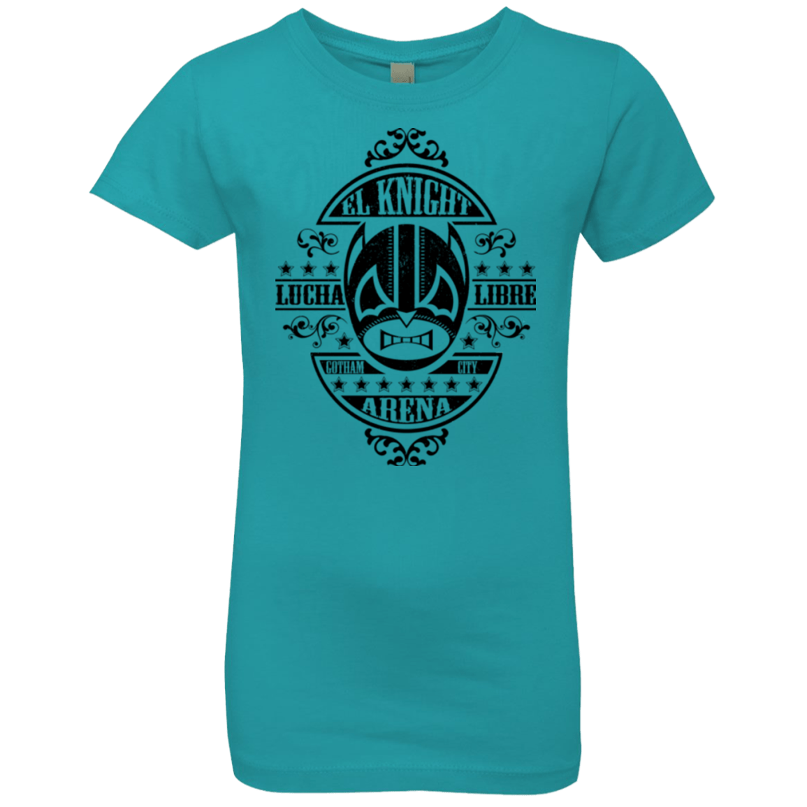 T-Shirts Tahiti Blue / YXS Lucha Knight Girls Premium T-Shirt