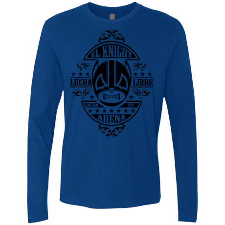 T-Shirts Royal / Small Lucha Knight Men's Premium Long Sleeve