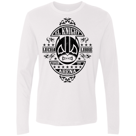 T-Shirts White / Small Lucha Knight Men's Premium Long Sleeve