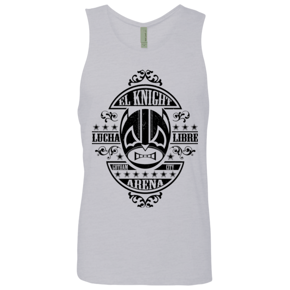 T-Shirts Heather Grey / Small Lucha Knight Men's Premium Tank Top