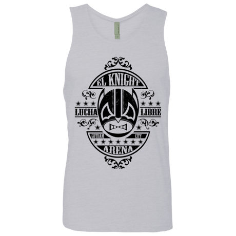 T-Shirts Heather Grey / Small Lucha Knight Men's Premium Tank Top