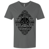 T-Shirts Heavy Metal / X-Small Lucha Knight Men's Premium V-Neck