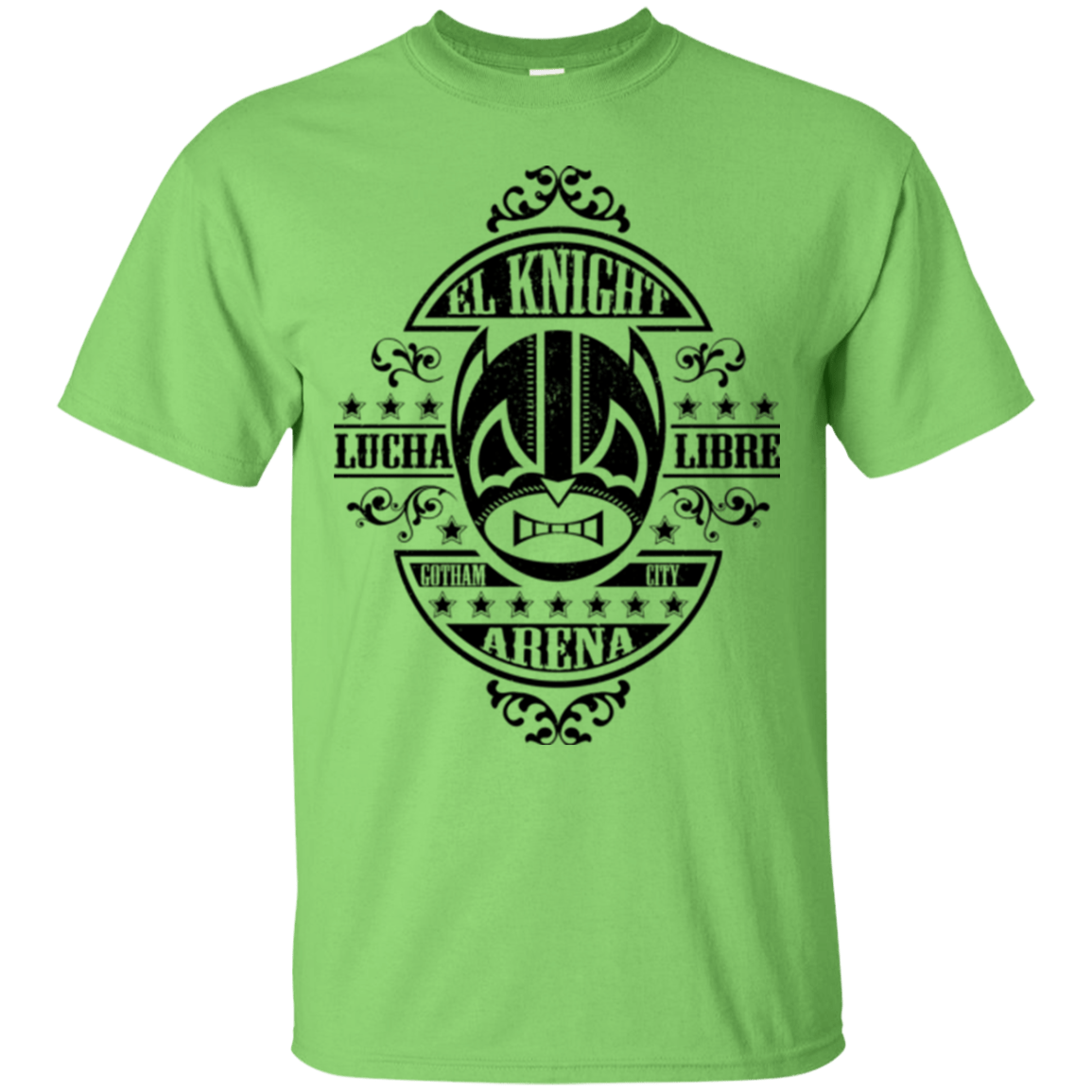 T-Shirts Lime / Small Lucha Knight T-Shirt