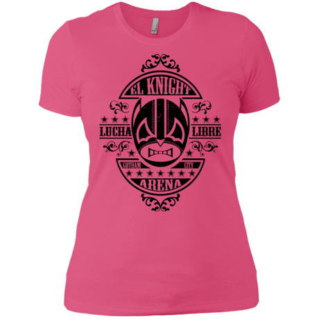 T-Shirts Hot Pink / X-Small Lucha Knight Women's Premium T-Shirt