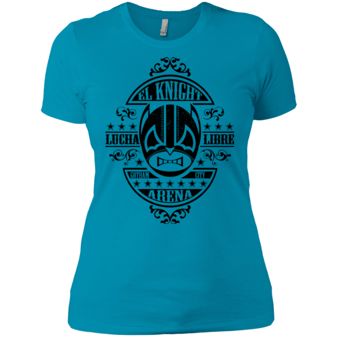 T-Shirts Turquoise / X-Small Lucha Knight Women's Premium T-Shirt