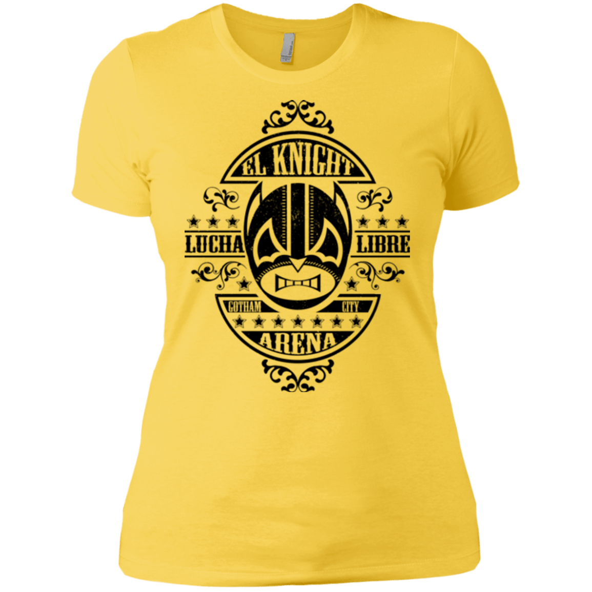 T-Shirts Vibrant Yellow / X-Small Lucha Knight Women's Premium T-Shirt