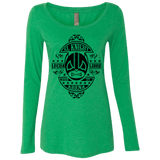 T-Shirts Envy / Small Lucha Knight Women's Triblend Long Sleeve Shirt