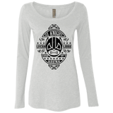 T-Shirts Heather White / Small Lucha Knight Women's Triblend Long Sleeve Shirt