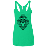 T-Shirts Envy / X-Small Lucha Knight Women's Triblend Racerback Tank