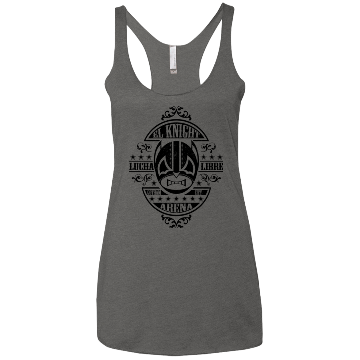 T-Shirts Premium Heather / X-Small Lucha Knight Women's Triblend Racerback Tank