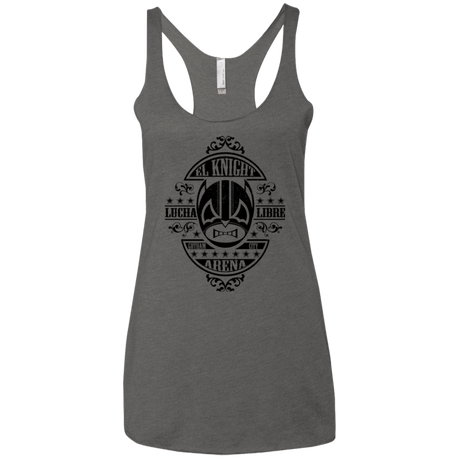 T-Shirts Premium Heather / X-Small Lucha Knight Women's Triblend Racerback Tank