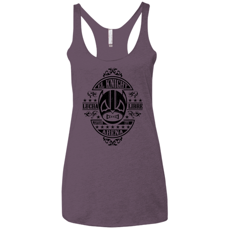 T-Shirts Vintage Purple / X-Small Lucha Knight Women's Triblend Racerback Tank